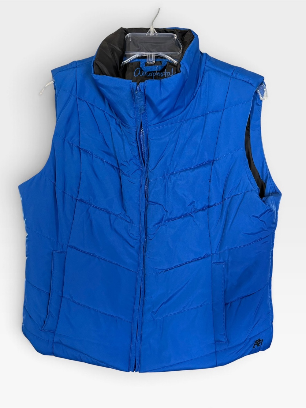 Aeropostale Woman’s Royal Blue Quilted Puffer Vest Size XL